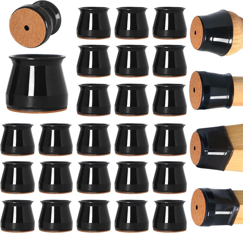 ANSIBLE 24 pcs Black Chair Leg Floor Protectors  Furniture Felt Pads Silicone Covers caps for Chairs Chair Leg Protectors for Hardwood Floors (Large fit:1.3''-2'')   24 Count   0.00 13.99    seasonking 887 96-100%   13.99 13.99 0.00 New 0.00    0.00 0.00 0.00  4.18 0.03 0.00 4.15 Large Standard Size 0.00 1 887 887 0 96-100% 96-100%    13.99 13.99 0.00 0.00 0.00 0.00 19.99 USD 887 887 0 96-100% 96-100%    13.99 13.99 0.00 0.00 0.00 0.00 [{""""Price"""": {""""Shipping"""": {""""Amount"""": """"0.00"""" - Image 1